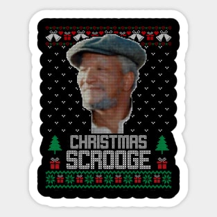 Fred Sanford christmas Sticker